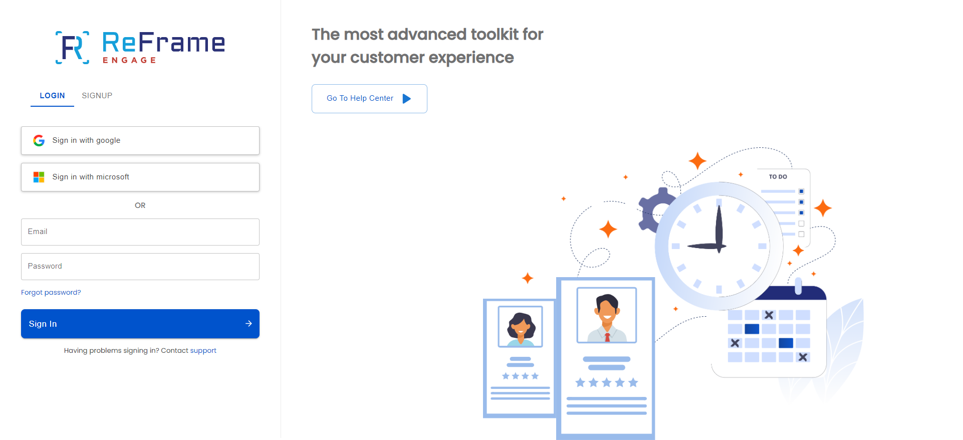 screenshot of ReFrame Engage